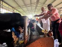 Go-Pujana at Kembre Farm Goshala (Pictures courtesy Shri Jnanesh Bhat Hattangadi)